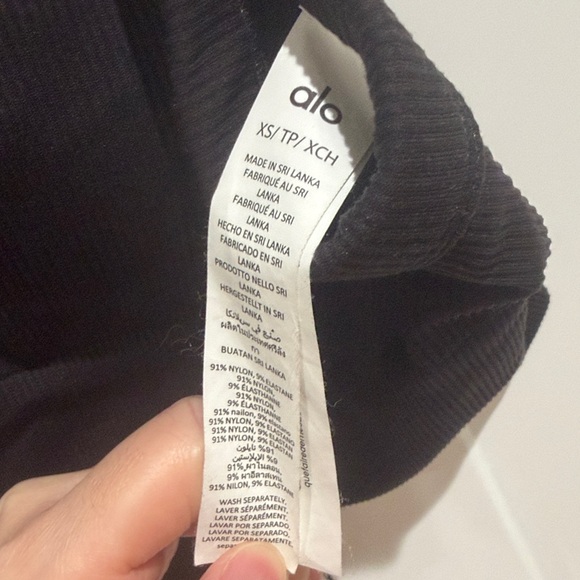 Alo Seamless Ribbed Favorite Bra Tank XS - Picture 8 of 10